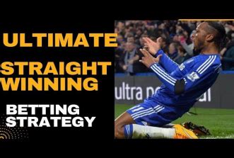 HOW TO PREDICT A STRAIGHT WIN BET IN FOOTBALL.
